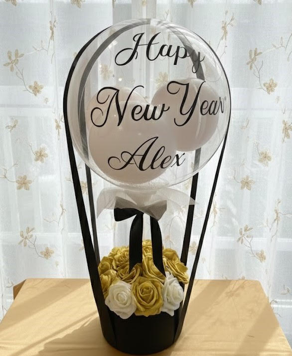 Elegant petal dome arrangement